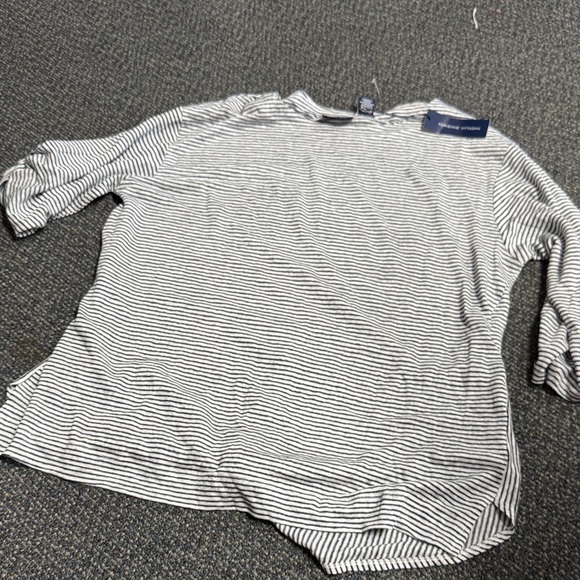 Adrienne vittadini linen top 1X // 071856 - Picture 1 of 2